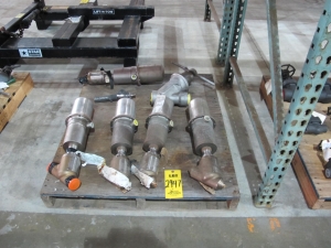 LOT PALLET W/ (7) ASSORTED VALVES (W-51) LOADING & HANDLING FEE $15-